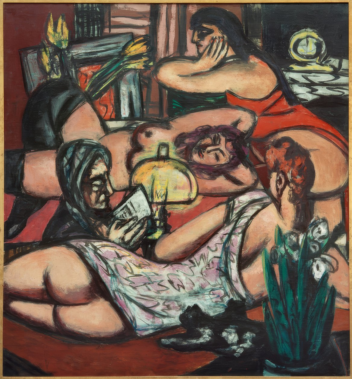 lányszoba (szieszta) alkotó: Max Beckmann