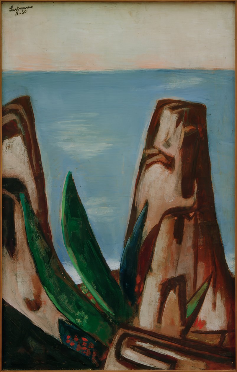 Tengeri. francia Riviéra alkotó: Max Beckmann