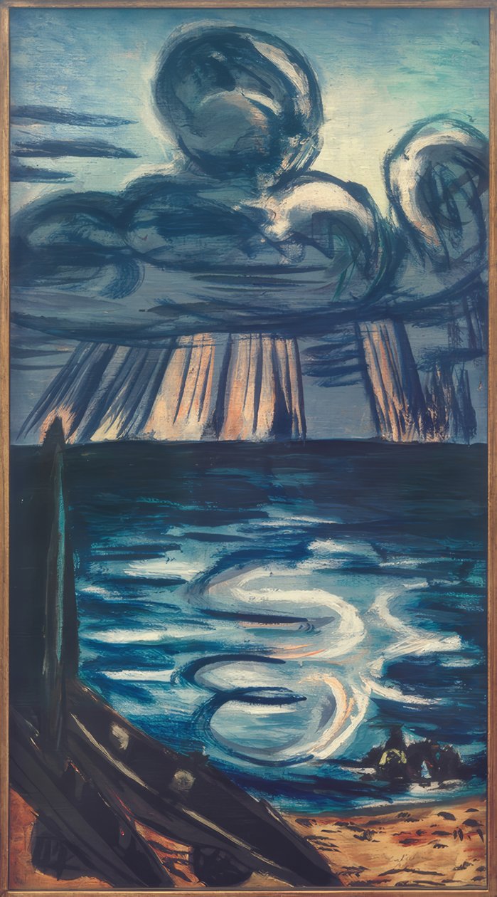 Tenger nagy felhővel alkotó: Max Beckmann