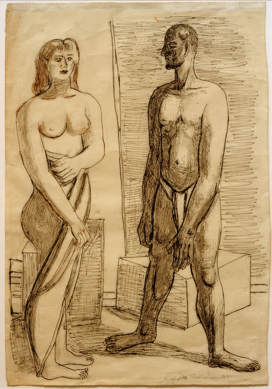 Modellek alkotó: Max Beckmann