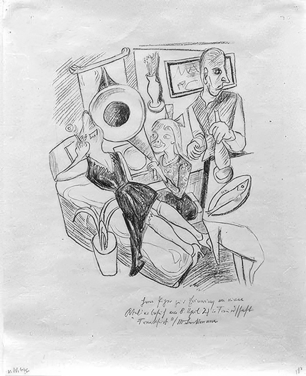 Berendezett alkotó: Max Beckmann