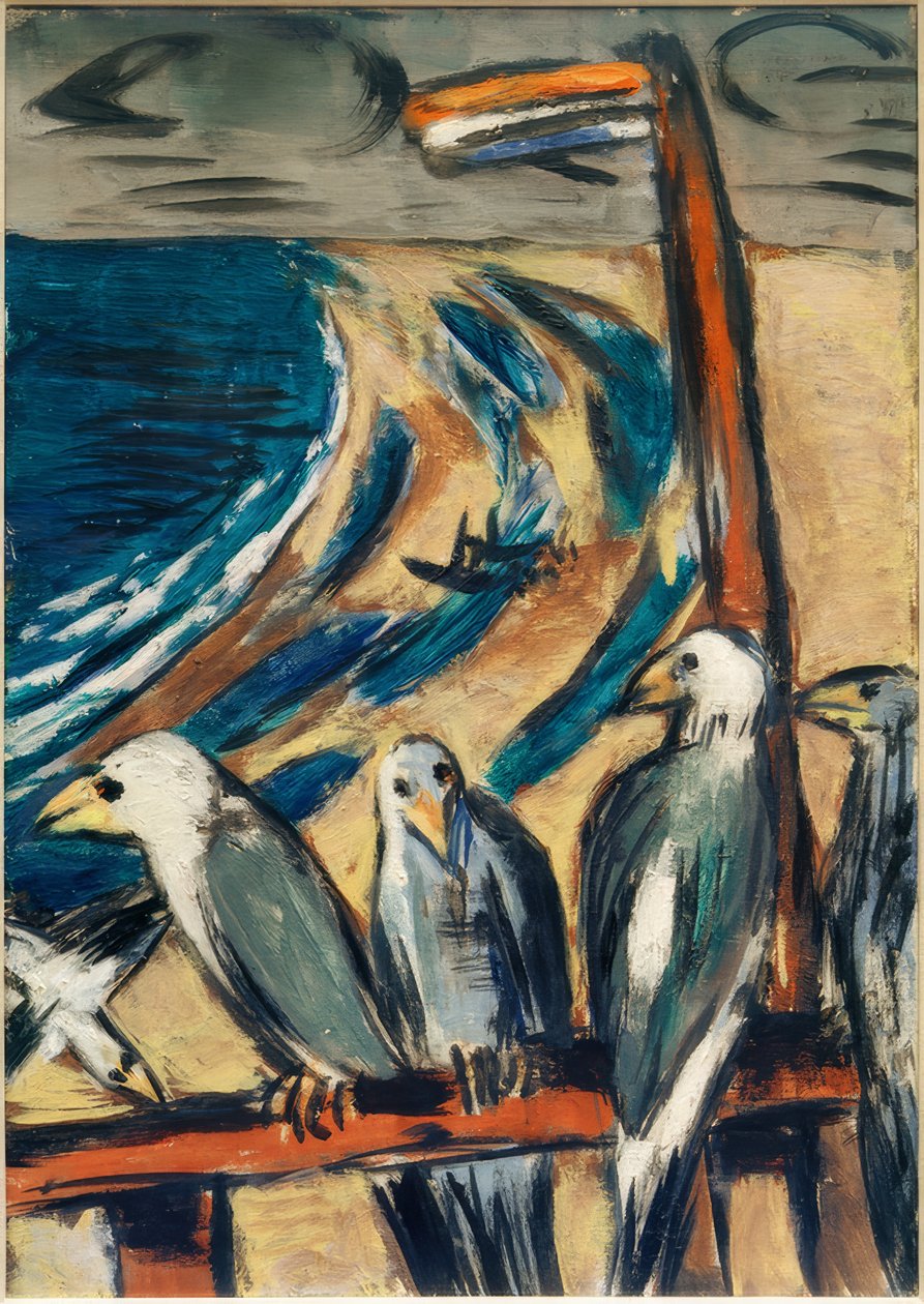 Sirályok a viharban alkotó: Max Beckmann
