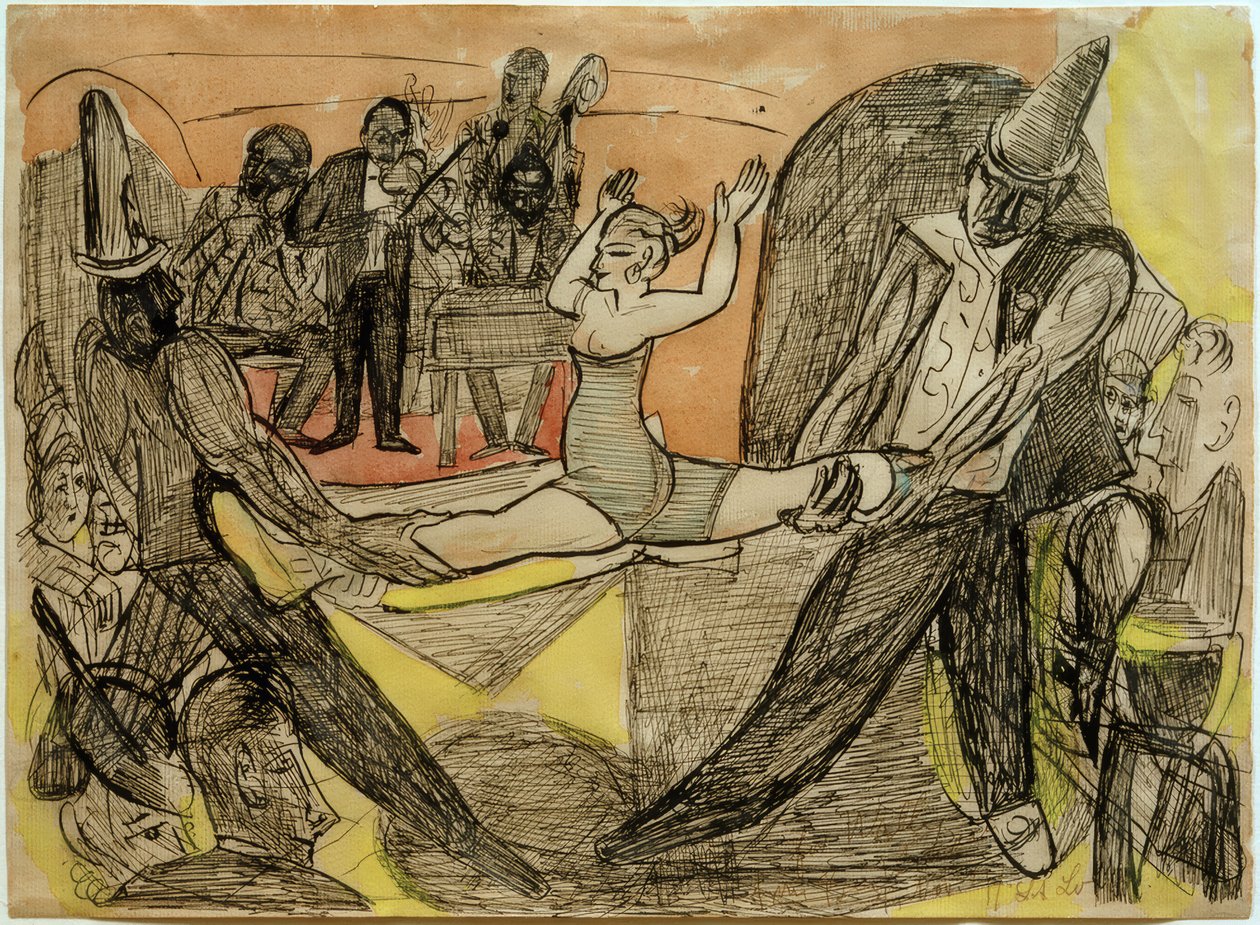 New York-i éjszakai klub alkotó: Max Beckmann