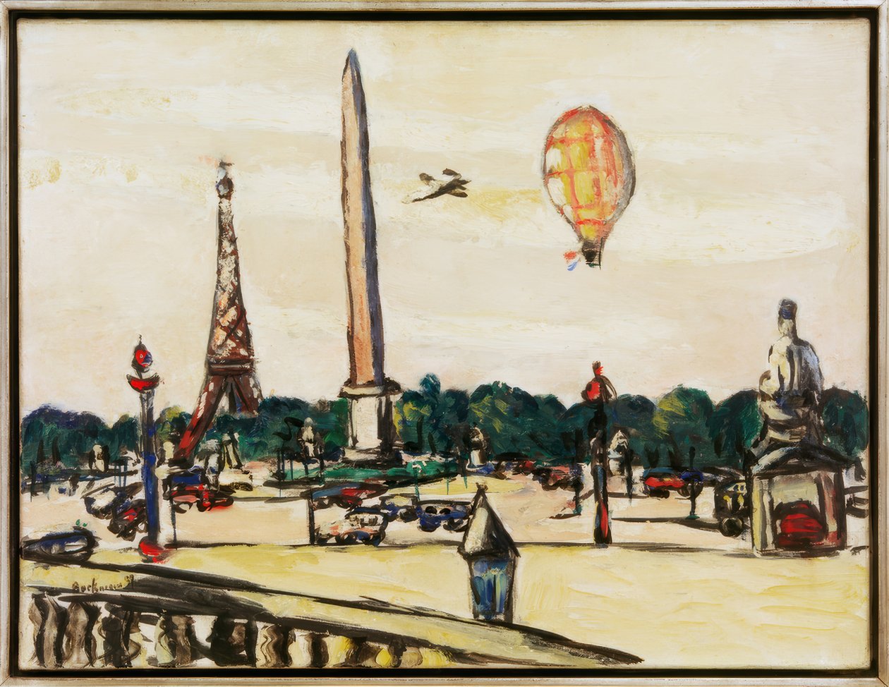 Place de la Concorde bei Tag alkotó: Max Beckmann