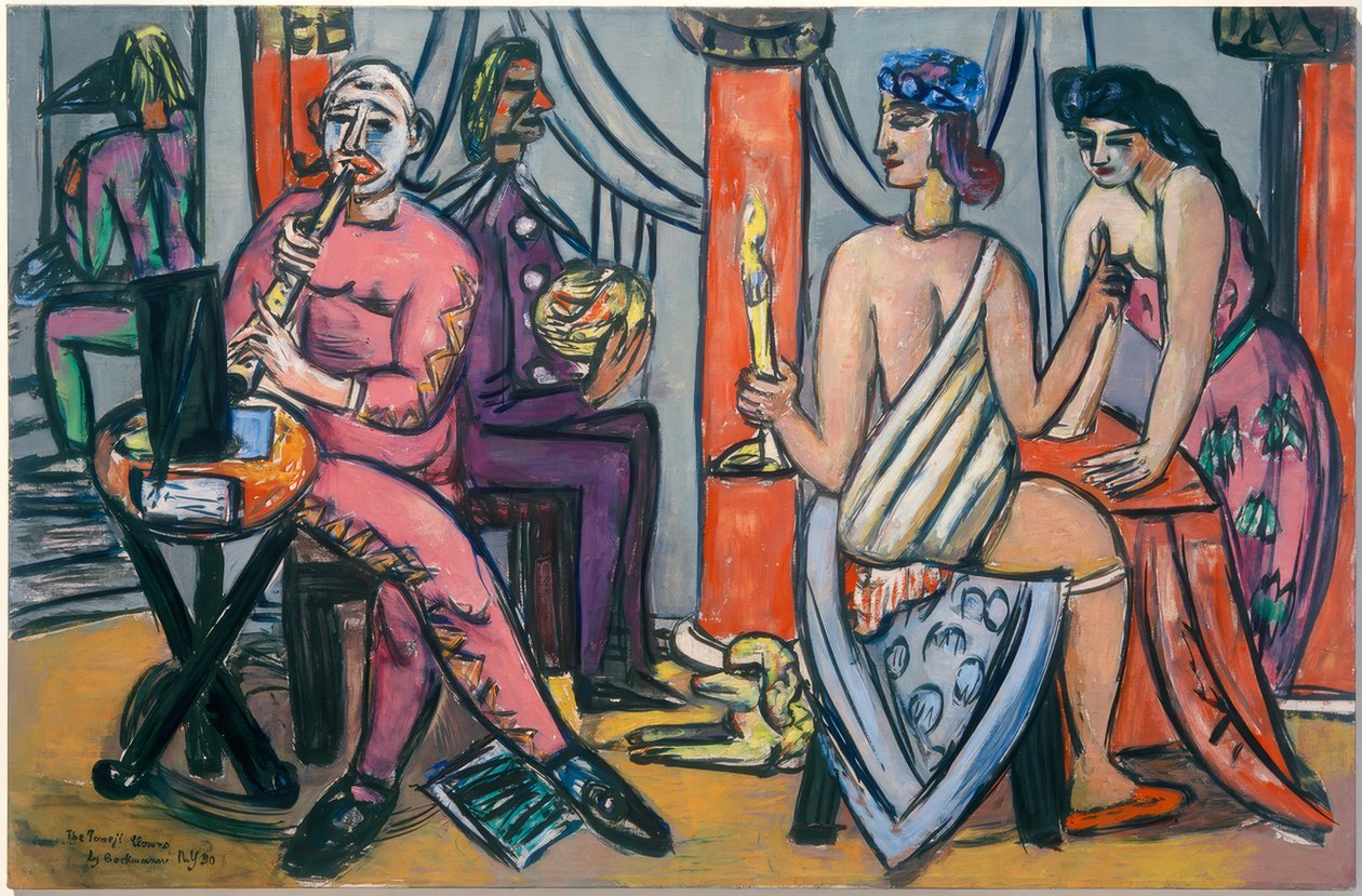 Pompei-bohócok alkotó: Max Beckmann