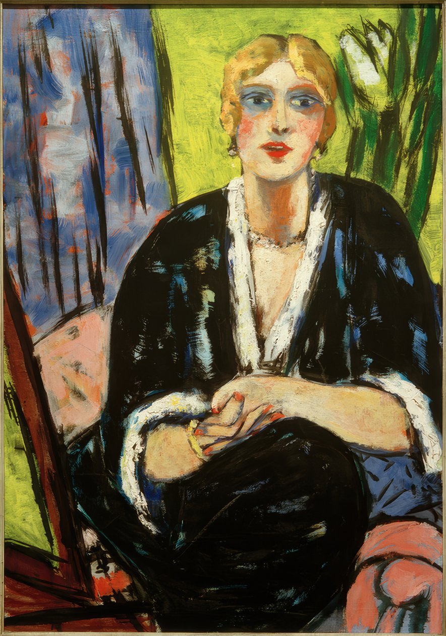 Lilly von Schnitzler portréja alkotó: Max Beckmann
