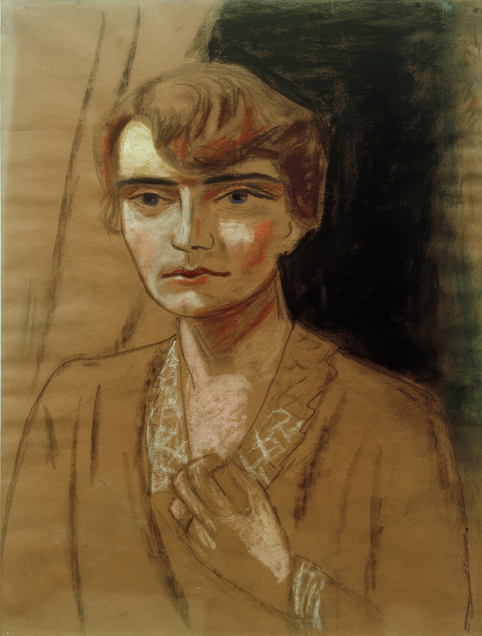 Naïla portréja alkotó: Max Beckmann