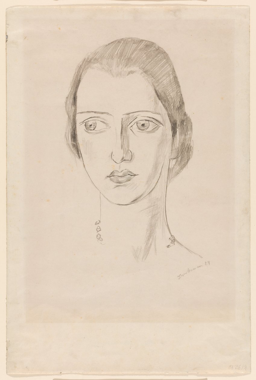 Marie-Louise von Motesiczky portréja alkotó: Max Beckmann