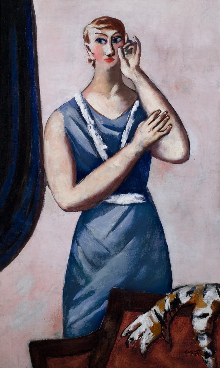 Valentine Tessier portréja alkotó: Max Beckmann