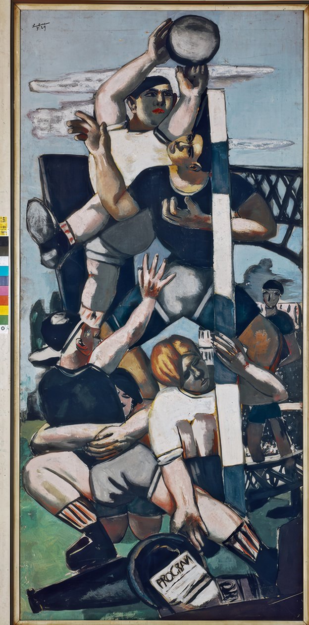 Rögbi játékos alkotó: Max Beckmann