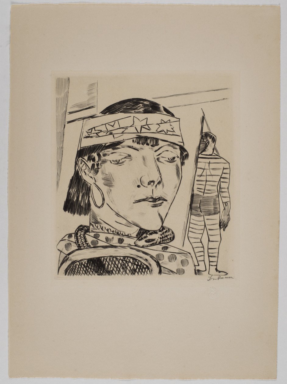 Kígyós hölgy alkotó: Max Beckmann