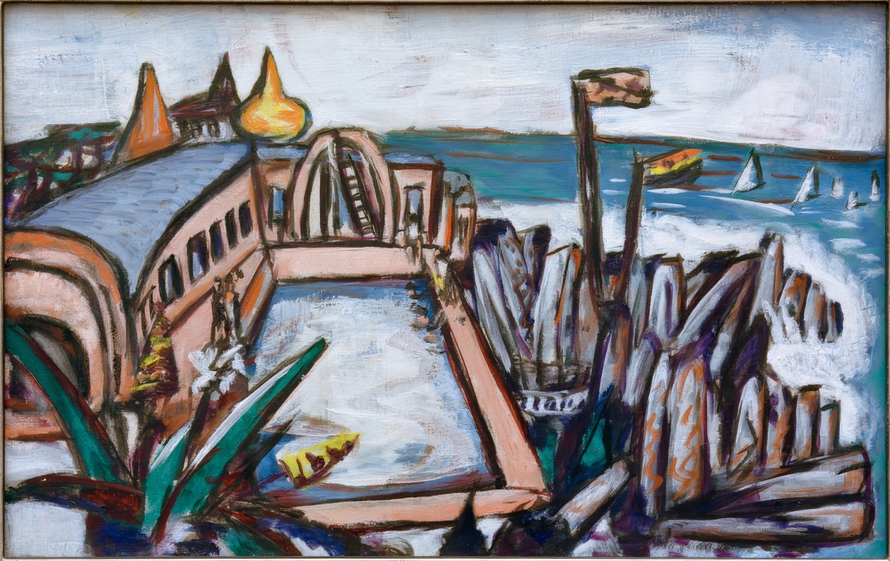 Cap Martin uszoda alkotó: Max Beckmann