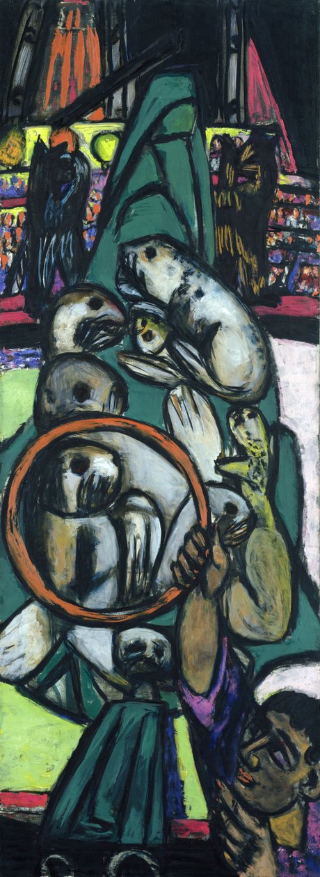 Oroszlánfókák a cirkuszban alkotó: Max Beckmann