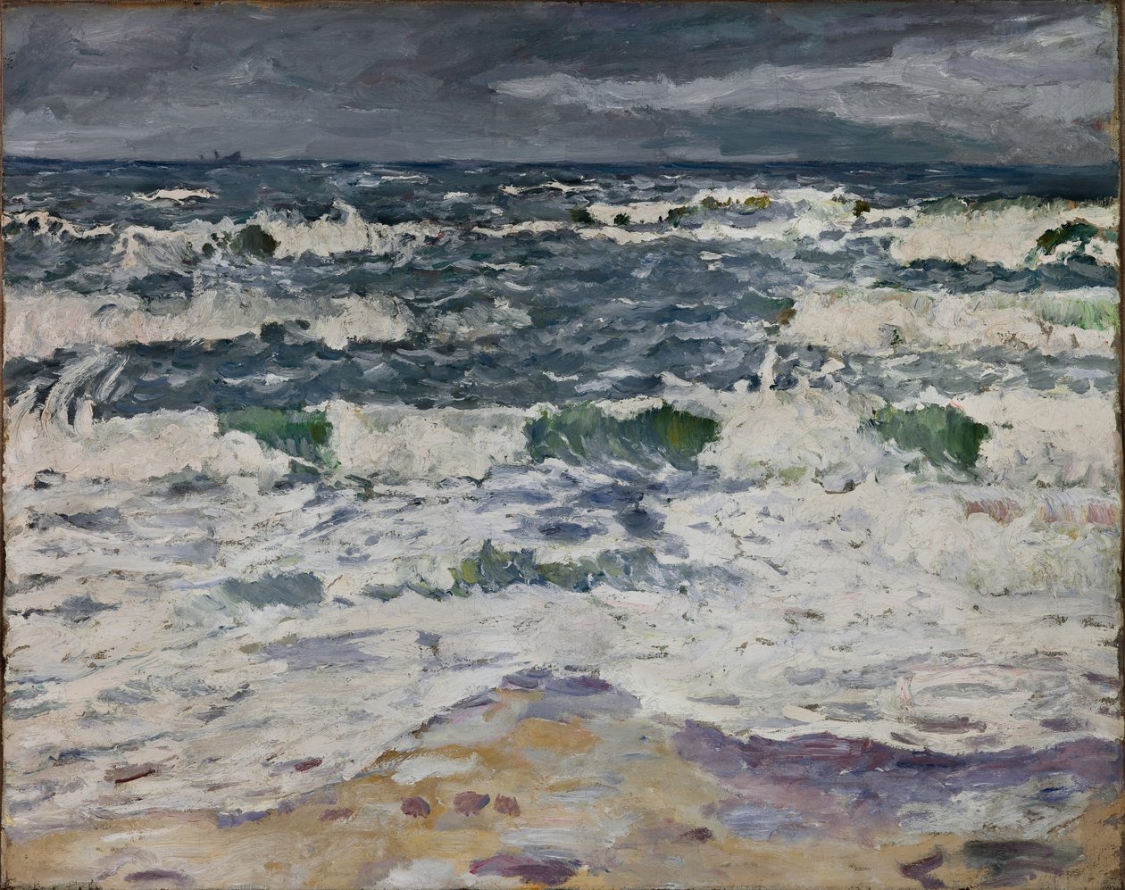 Tengeri táj, 1907 körüli (olaj, vászon) alkotó: Max Beckmann