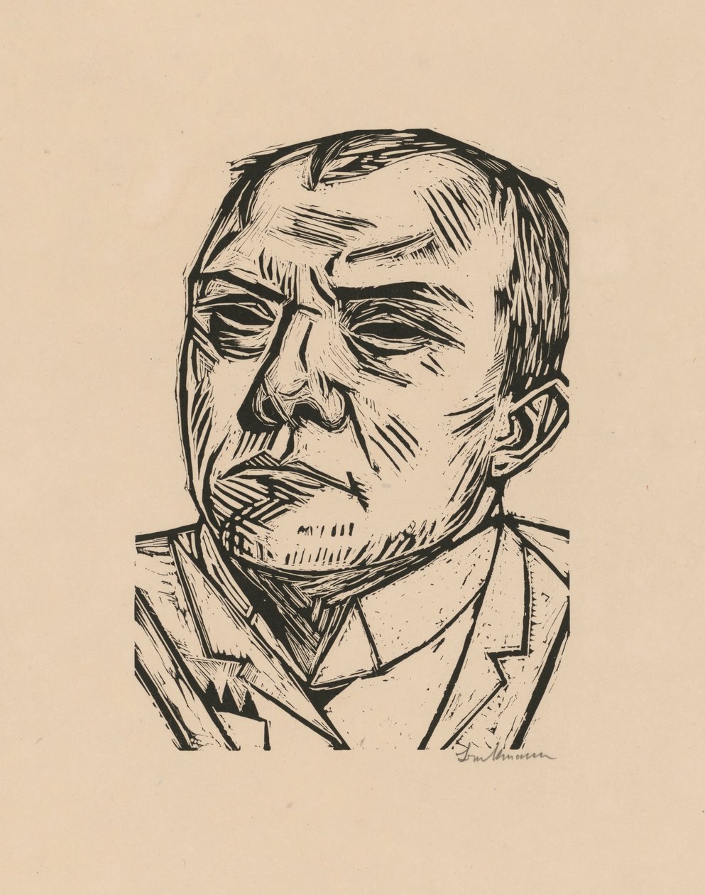 Önarckép alkotó: Max Beckmann