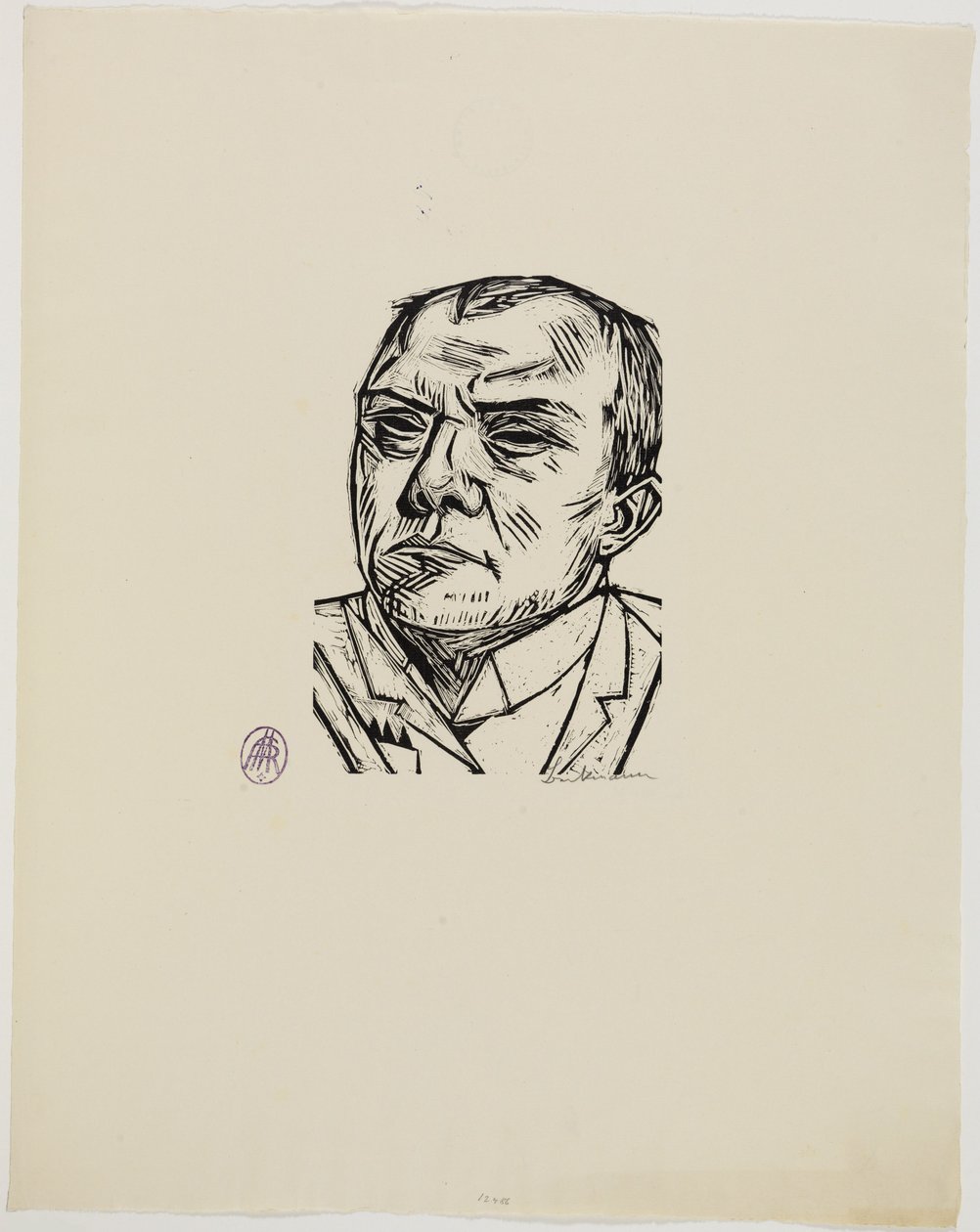 Önarckép alkotó: Max Beckmann