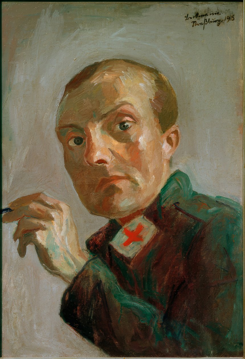 Önarckép ápolónőként alkotó: Max Beckmann