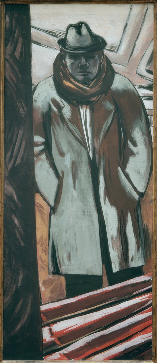 Önarckép a szállodában alkotó: Max Beckmann