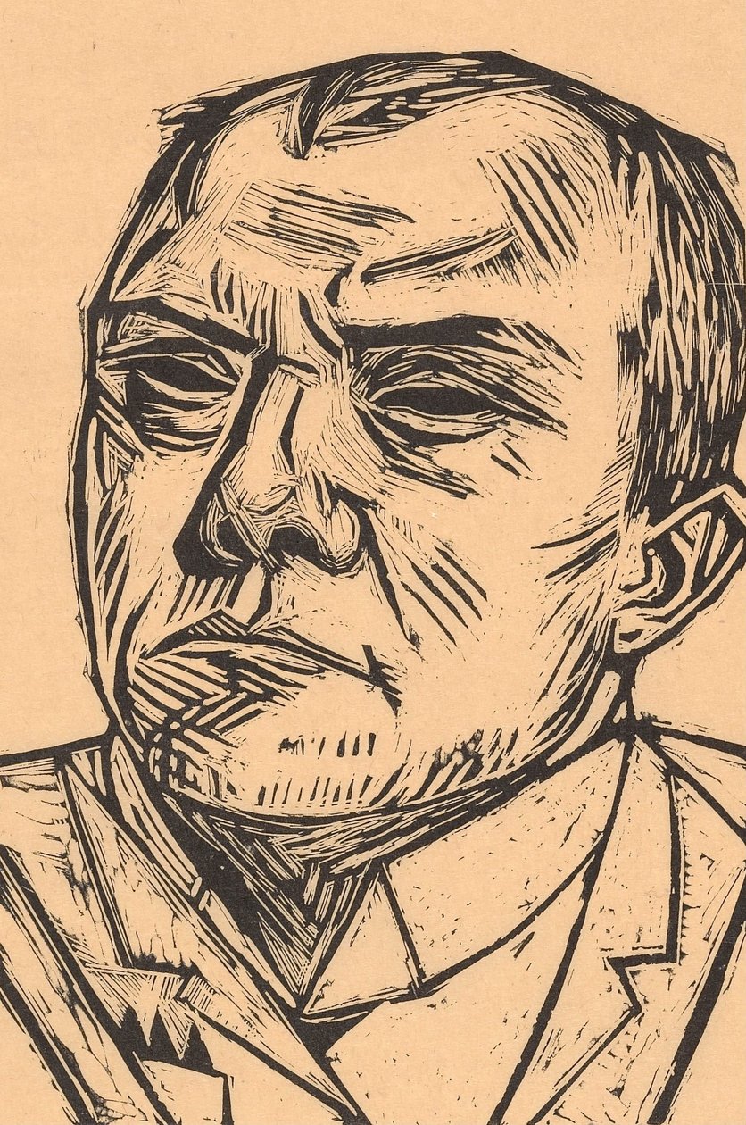 Selbstbildnis alkotó: Max Beckmann
