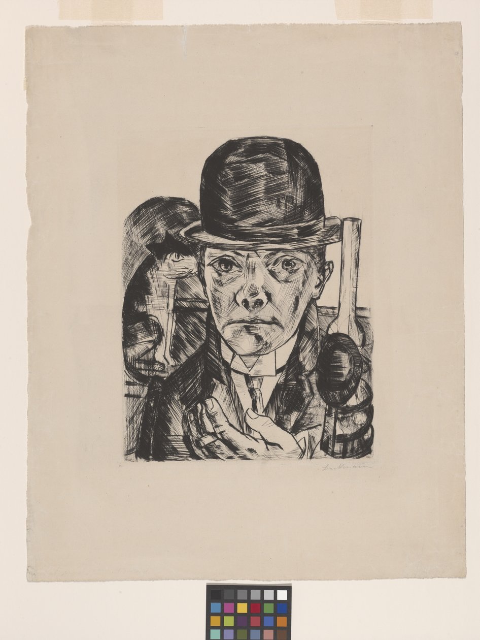 Önarckép Bowler Kalapban alkotó: Max Beckmann