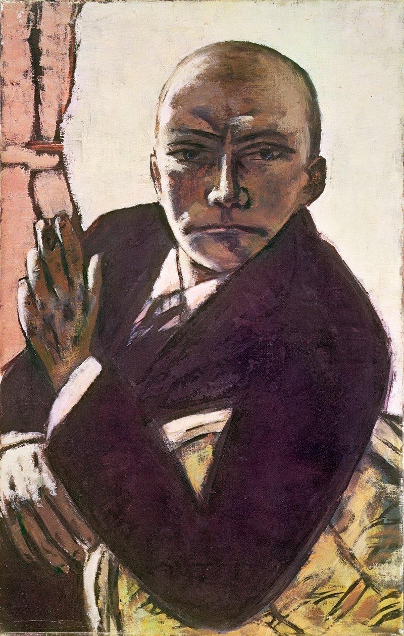 Önarckép (olaj, vászon) alkotó: Max Beckmann