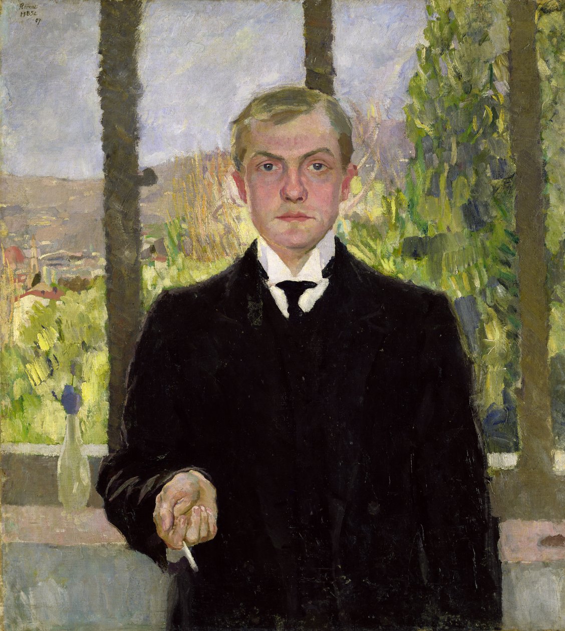 Önarckép Firenzében alkotó: Max Beckmann