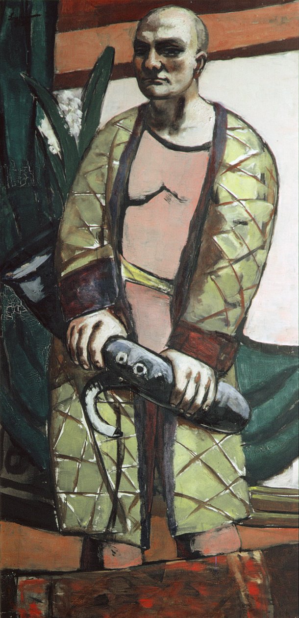 Önarckép szaxofonnal alkotó: Max Beckmann