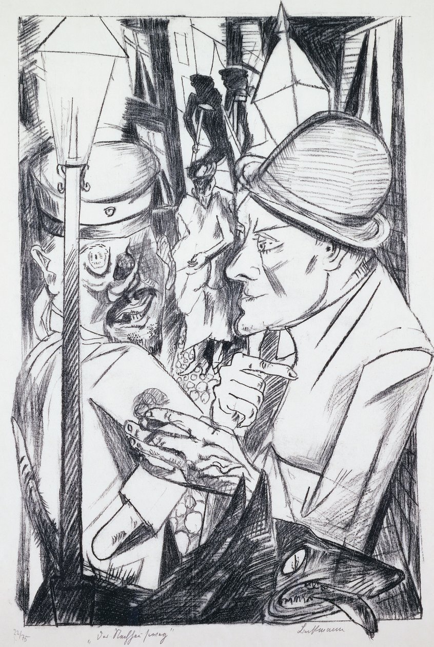 Önarckép, a pokolból alkotó: Max Beckmann