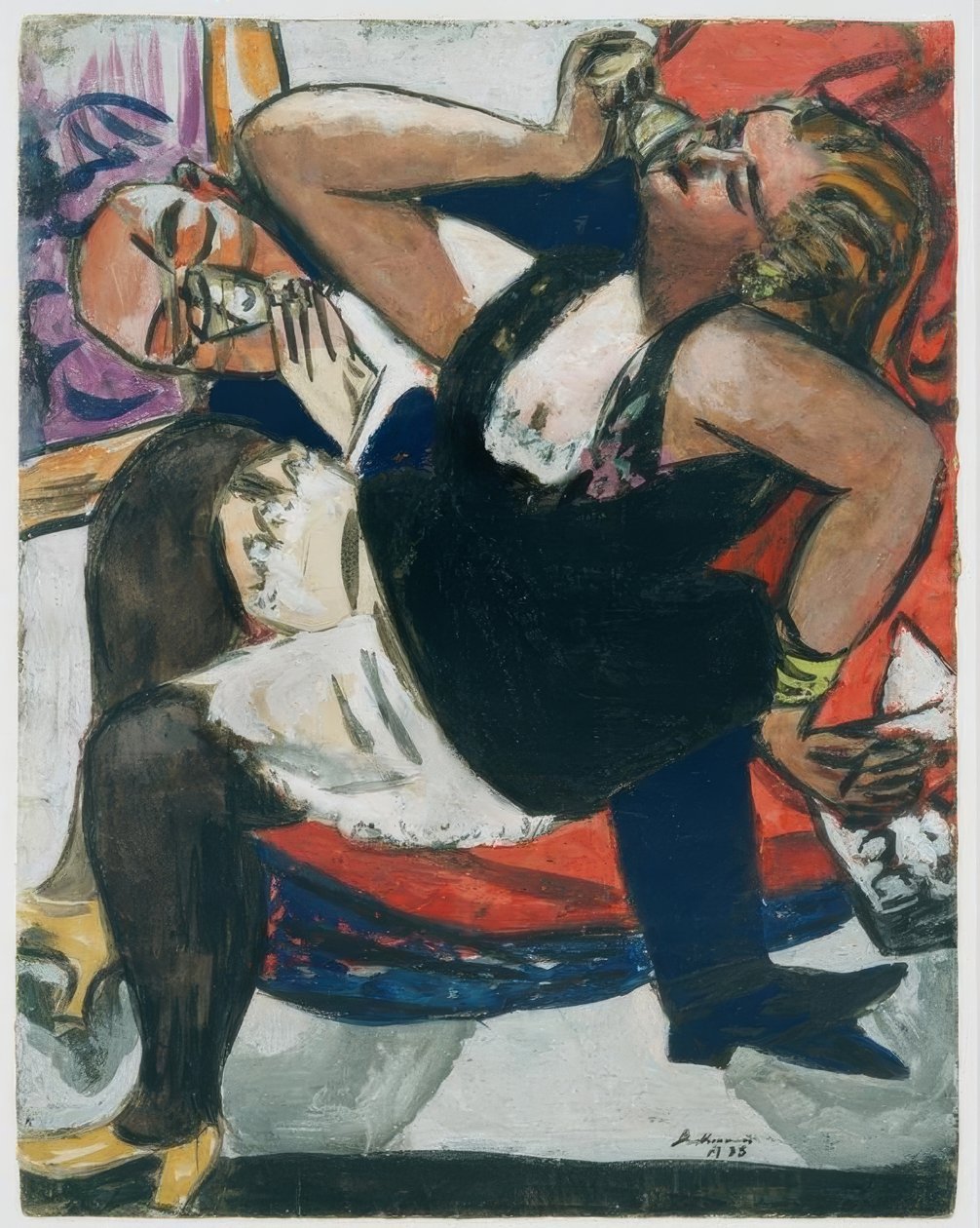 Ülő pár alkotó: Max Beckmann