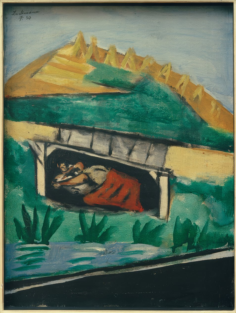 Nyár (szerelmesek) alkotó: Max Beckmann