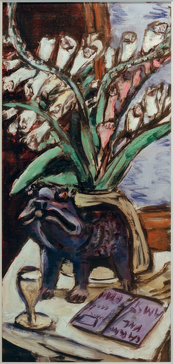 Csendélet gyűszűvel alkotó: Max Beckmann