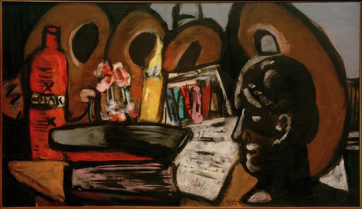Csendélet raklapokkal alkotó: Max Beckmann