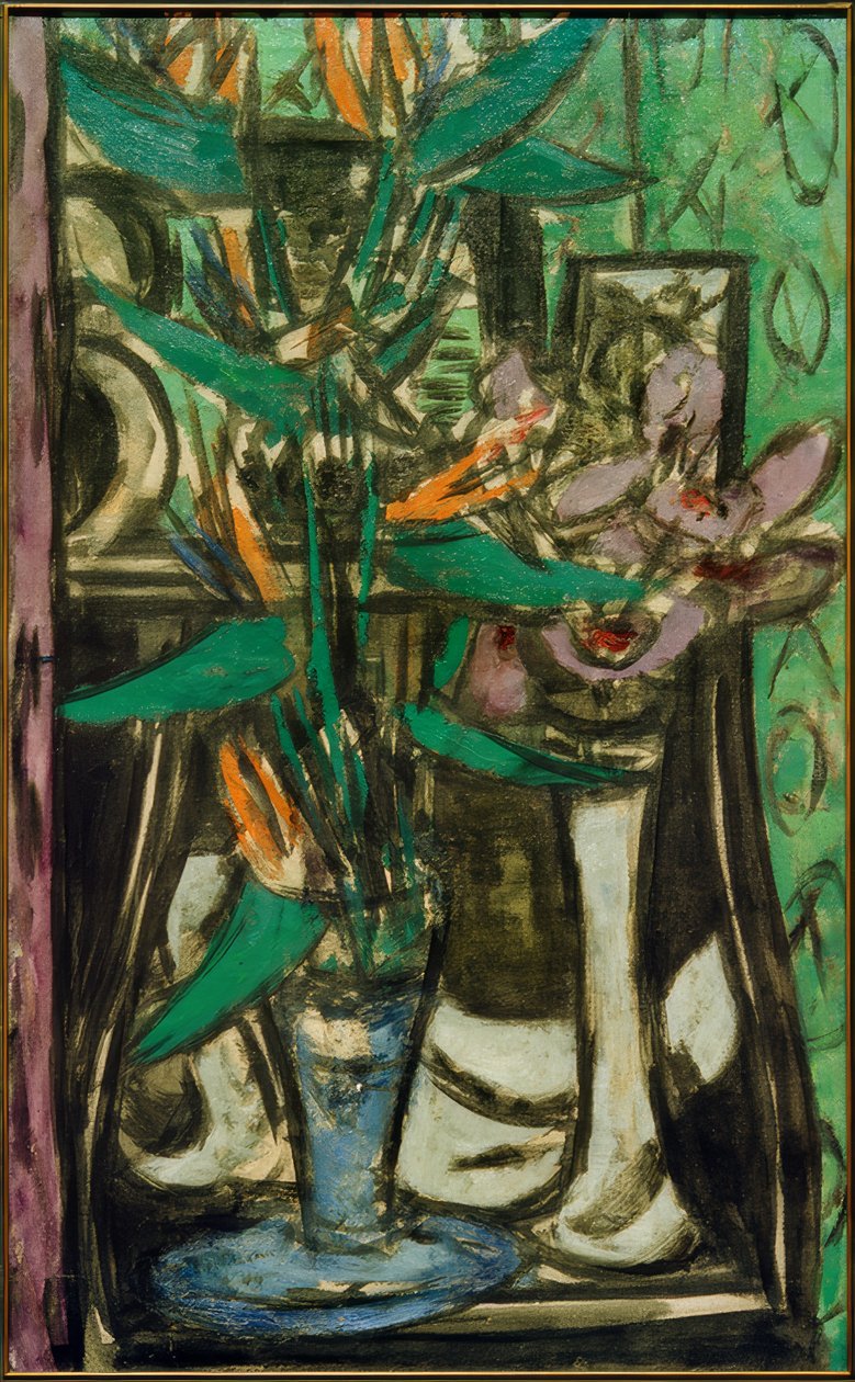 Csendélet Streliziával alkotó: Max Beckmann
