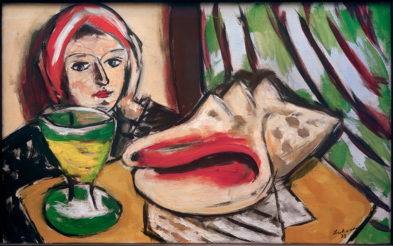 Csendélet nagy Shell alkotó: Max Beckmann
