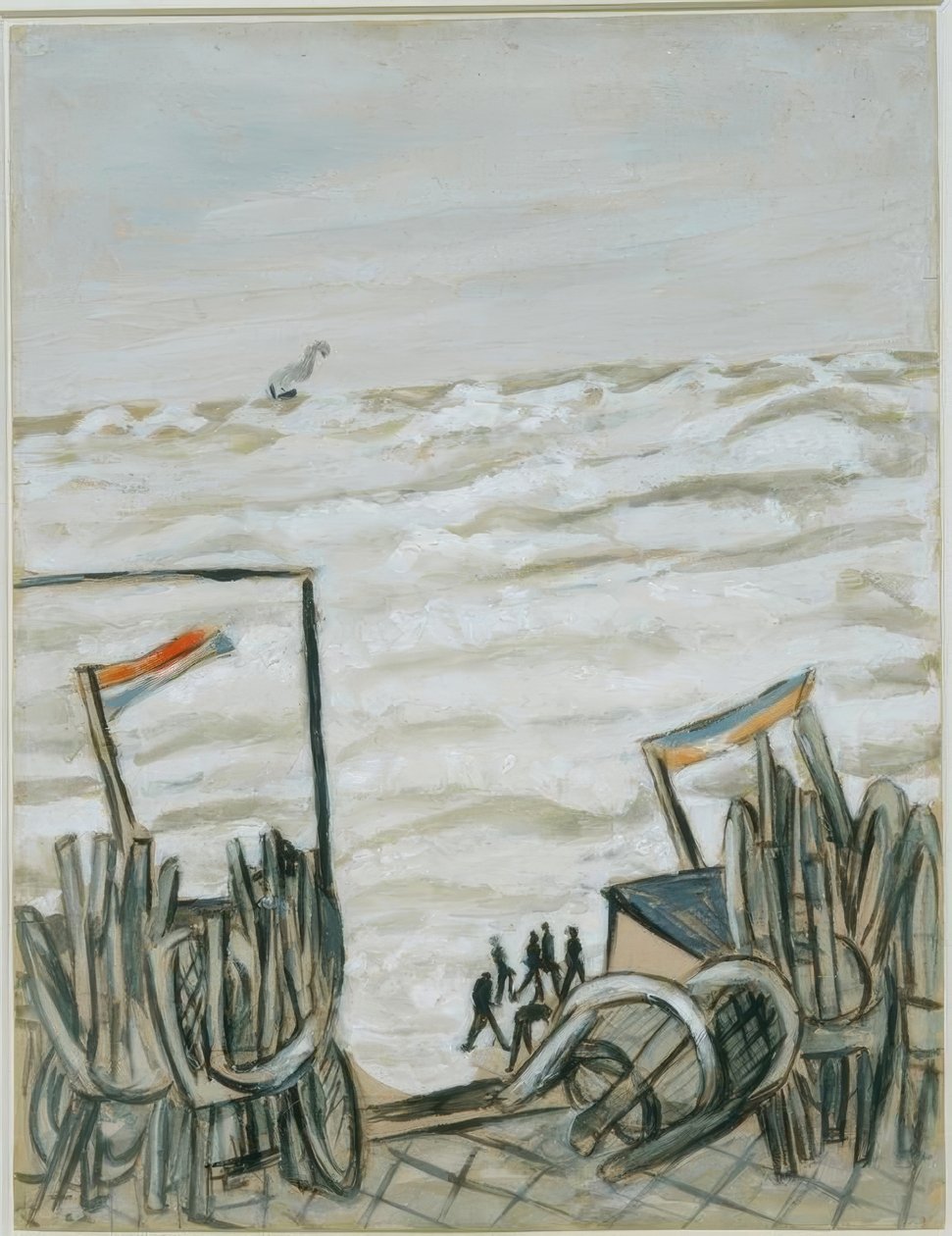 Strand dagálykor alkotó: Max Beckmann