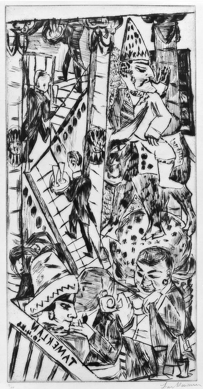 Tamerlane alkotó: Max Beckmann