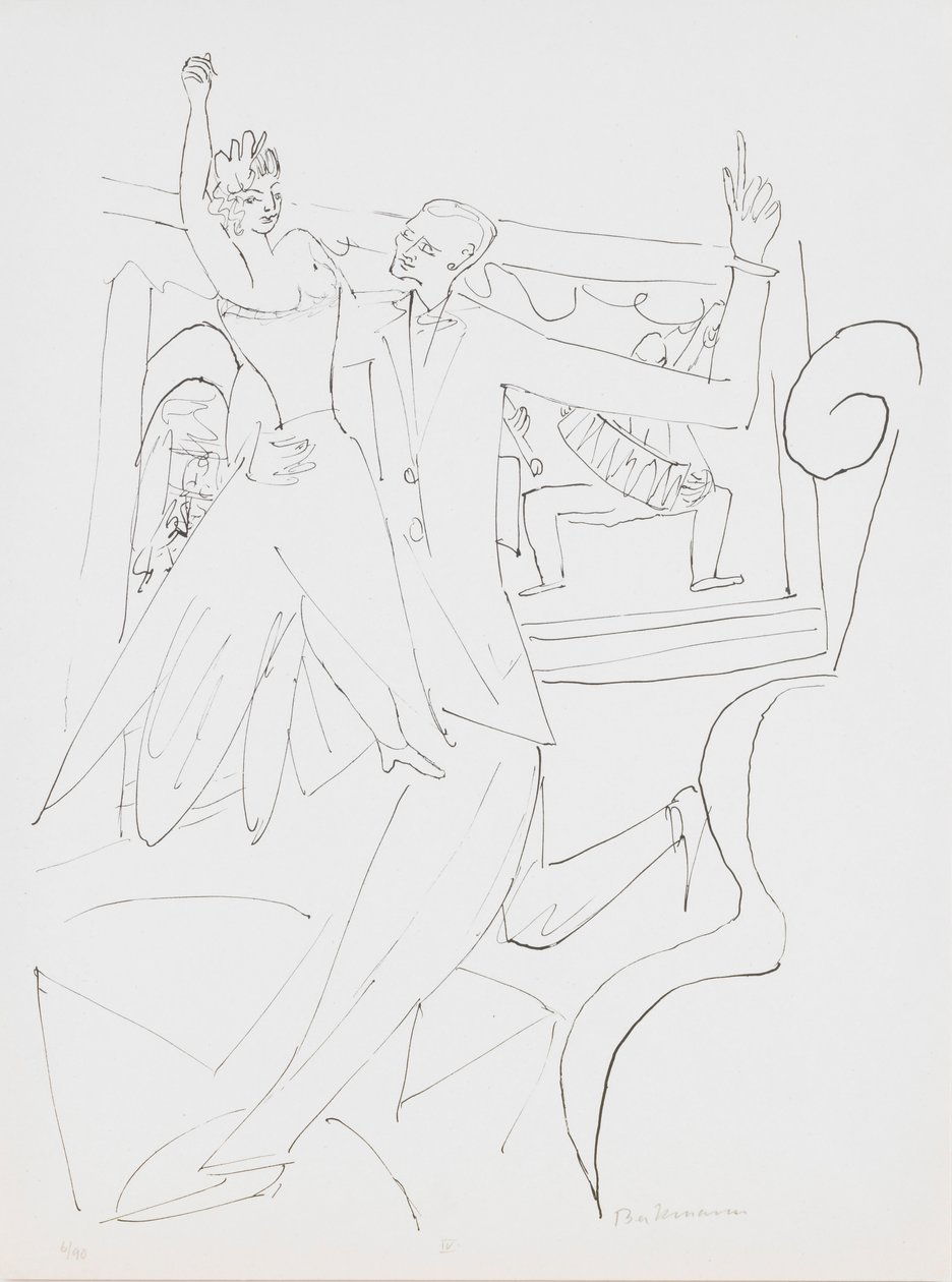 Tango, 4. lemez a „Day and Dream” portfólióból alkotó: Max Beckmann
