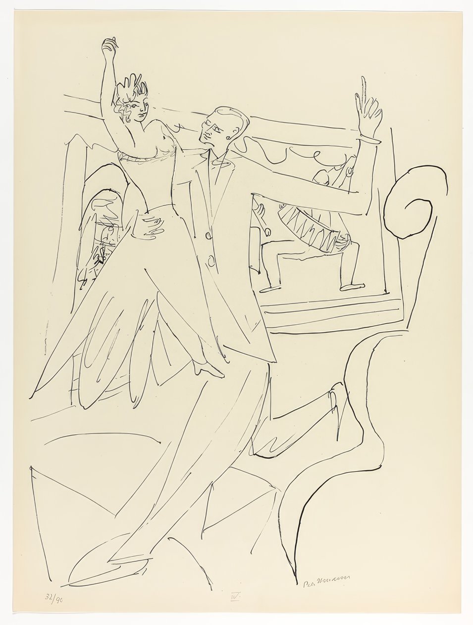 Tango, negyedik lemez a Day and Dream-től alkotó: Max Beckmann