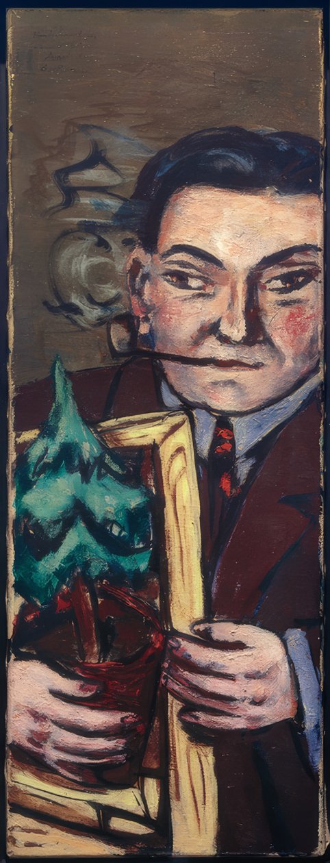 Tannenbaum New Yorkba megy. Herbert Tannenbaum portréja alkotó: Max Beckmann