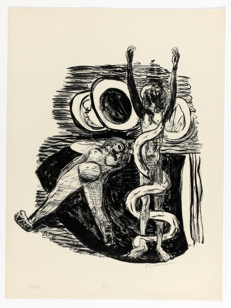 The Fall of Man, 14. lemez a Day and Dream-ből alkotó: Max Beckmann
