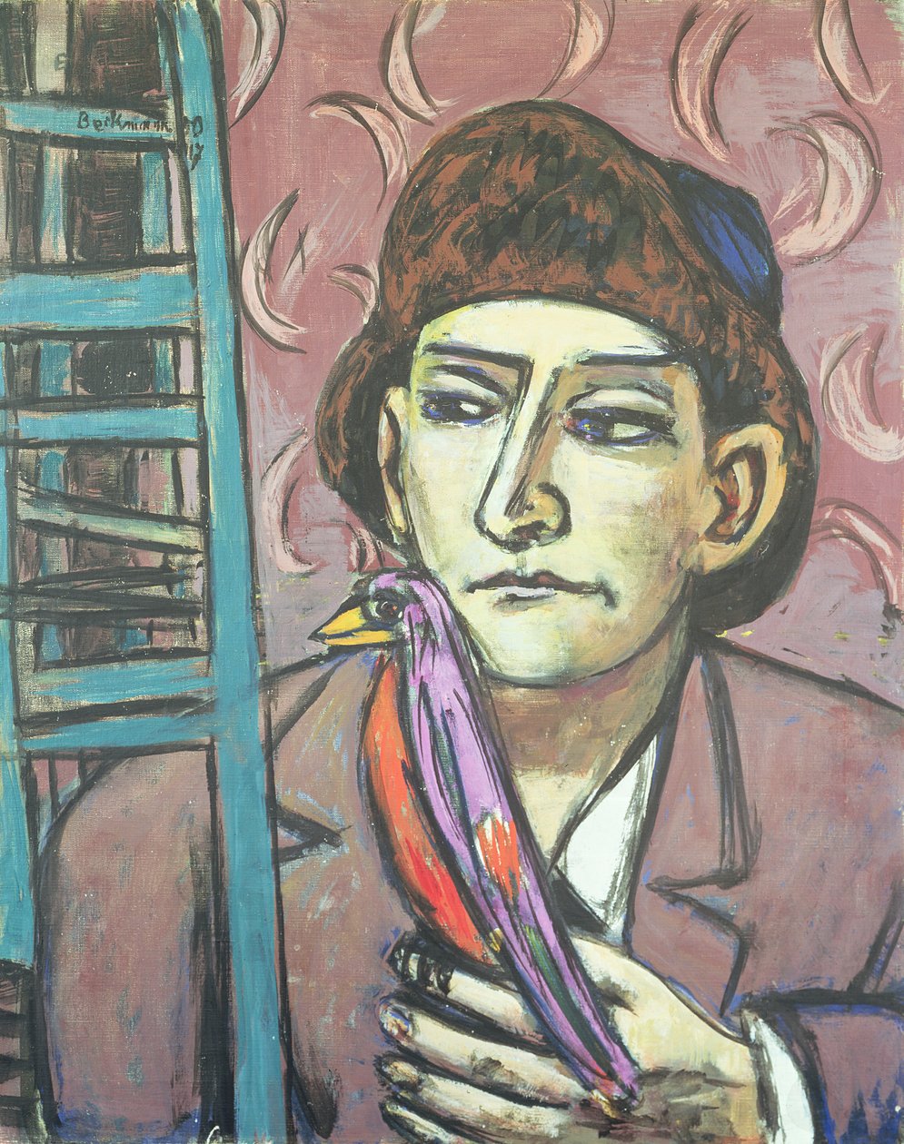 Az ember madárral alkotó: Max Beckmann