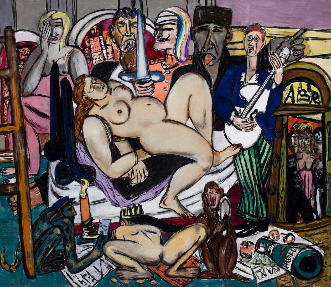 A város (Városi éjszaka) alkotó: Max Beckmann