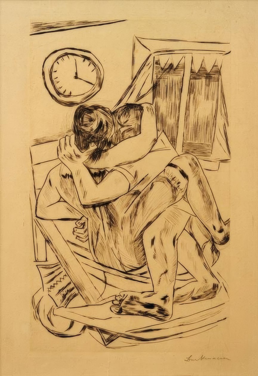 Ölelés alkotó: Max Beckmann