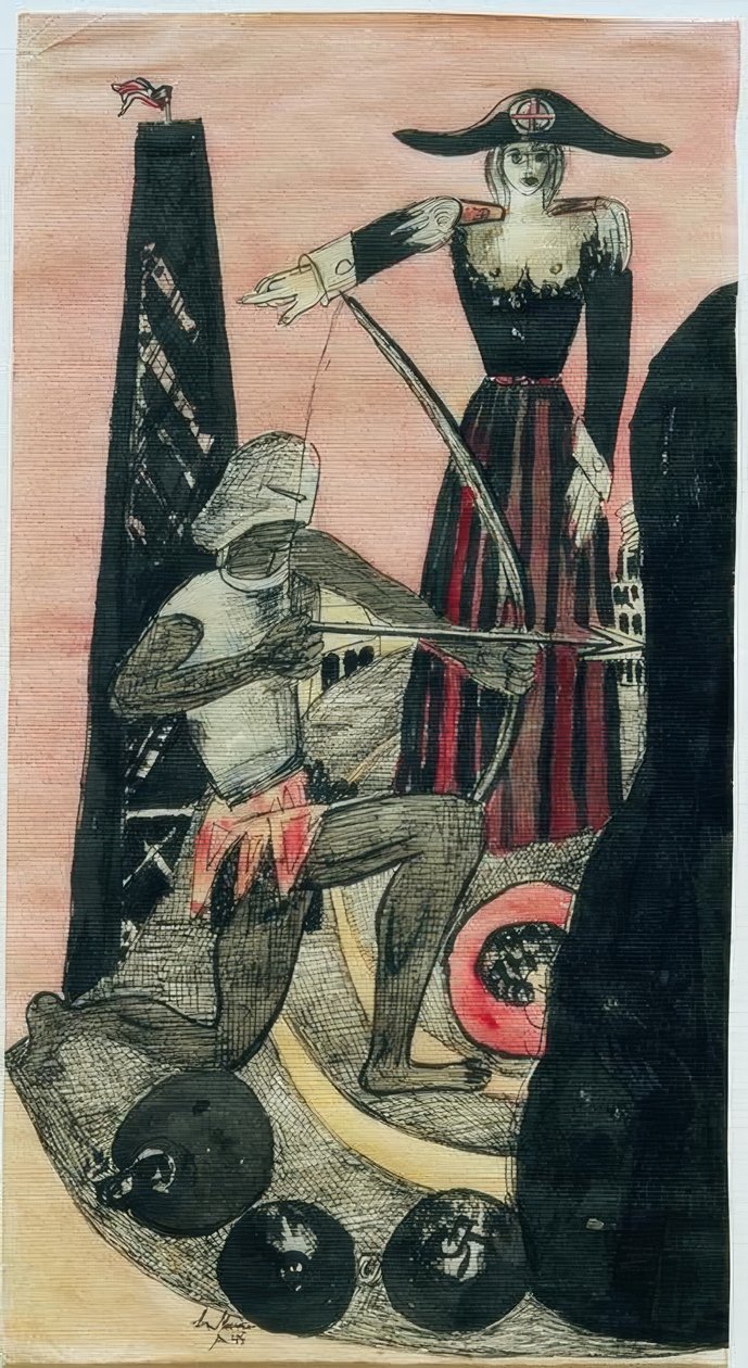 Vénusz és Mars alkotó: Max Beckmann