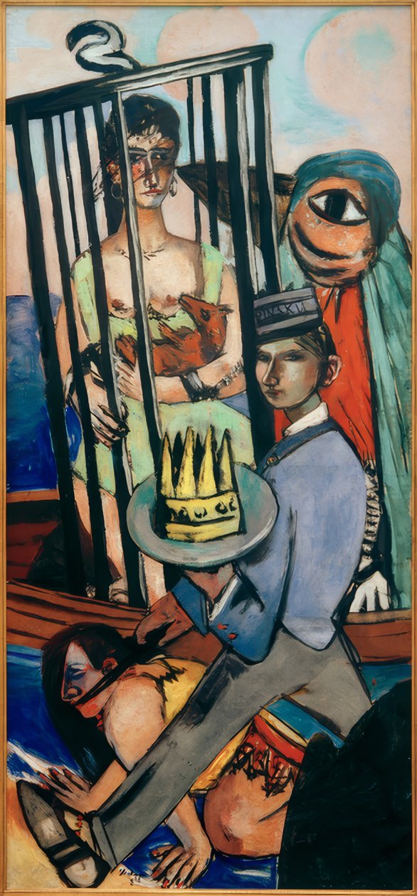 Megkísértés (Szent Antal megkísértése) alkotó: Max Beckmann