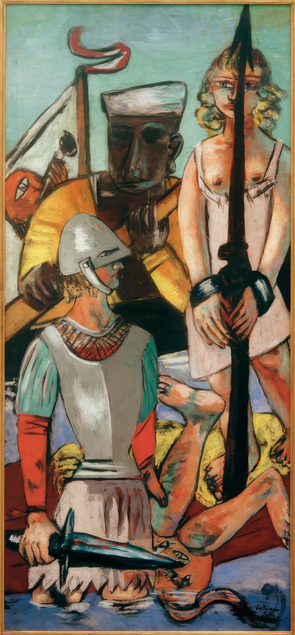 Megkísértés (Szent Antal megkísértése) alkotó: Max Beckmann