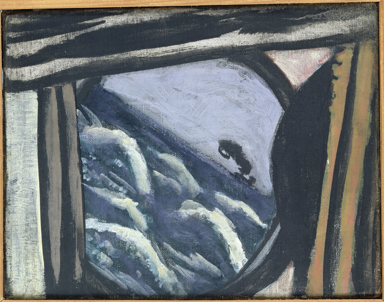 Kilátás a Hajónyílásból (olaj, vászon) alkotó: Max Beckmann