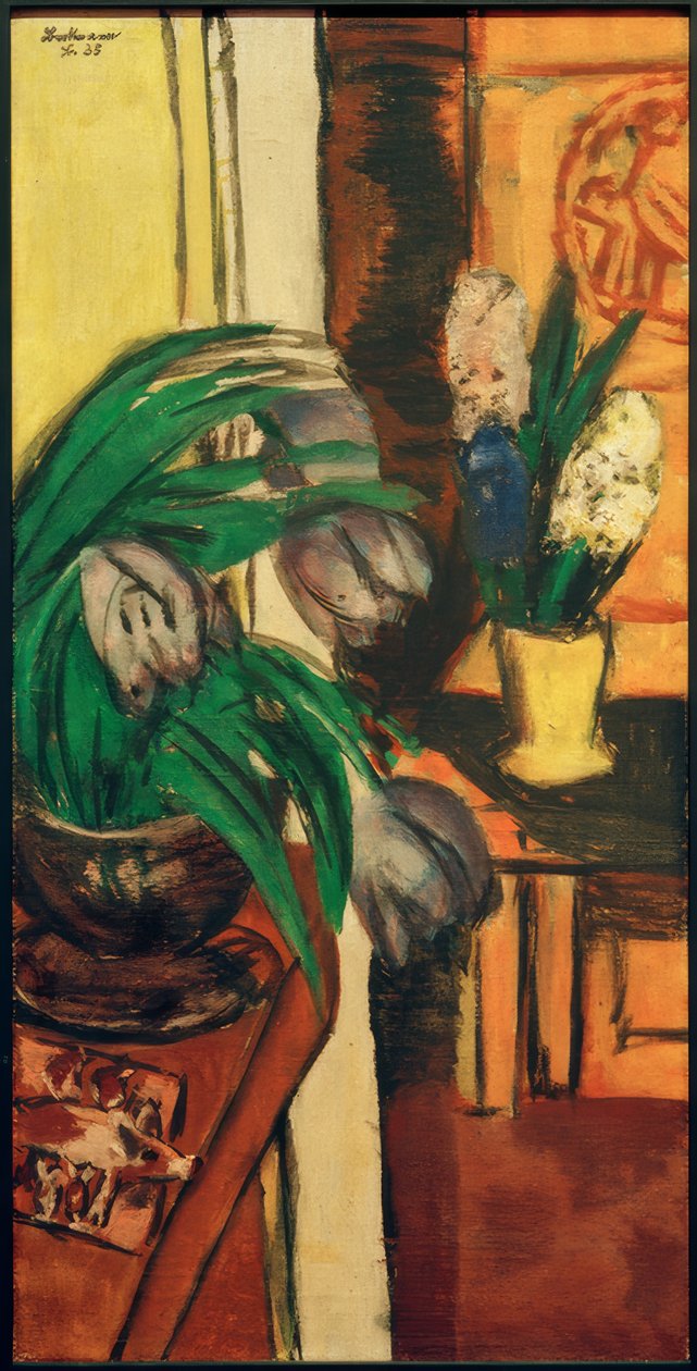Lila tulipánok alkotó: Max Beckmann