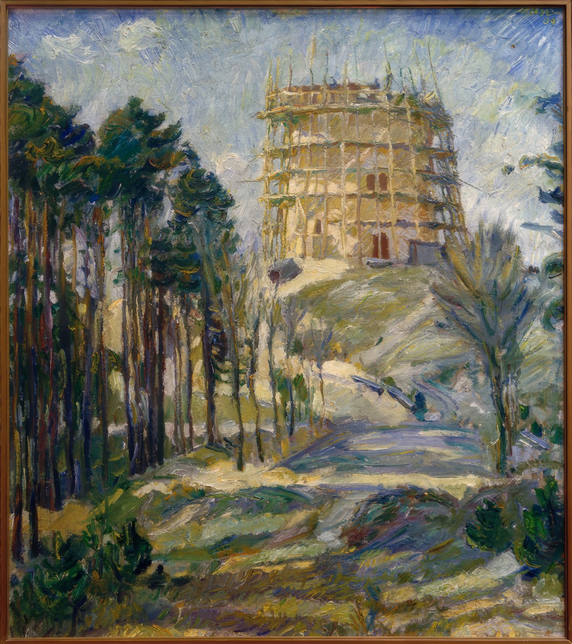 Víztorony Hermsdorfban alkotó: Max Beckmann
