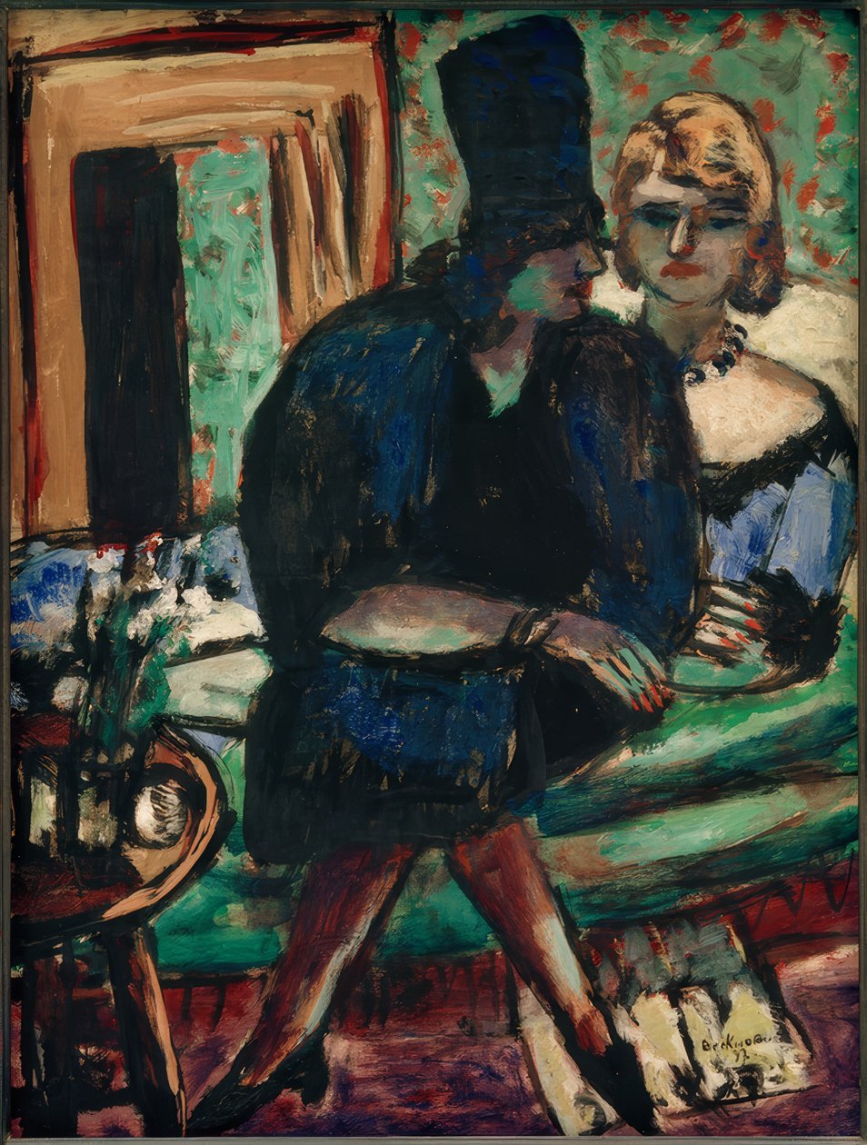 Két nő a kanapén alkotó: Max Beckmann